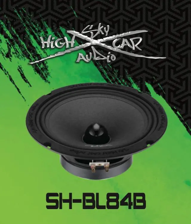 Alt view image 7 of 7 - SH-BL84B 8" 4 ohm Bullet Midrange Loudspeaker (Single Speaker)