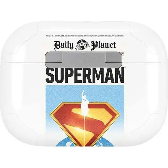 Alt view image 2 of 4 - Decal Audio Skin Compatible with Apple AirPods Pro - Officially Licensed Superman 2025 Daily Planet Superman Cover Design