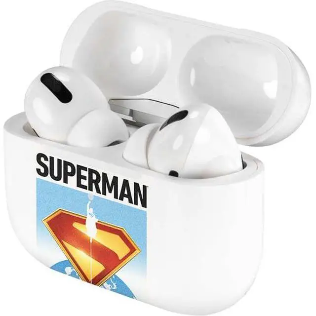 Alt view image 4 of 4 - Decal Audio Skin Compatible with Apple AirPods Pro - Officially Licensed Superman 2025 Daily Planet Superman Cover Design