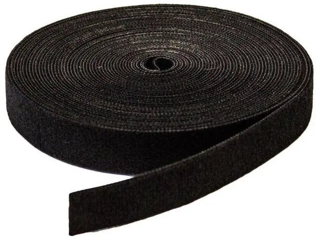 Main image of 3/4 Inch Roll Hook and Loop Reusable Cable Ties Wraps Straps - 10M 33ft 2-pack