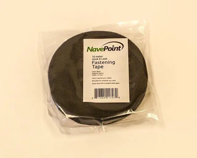 Alt view image 5 of 5 - 3/4 Inch Roll Hook and Loop Reusable Cable Ties Wraps Straps - 10M 33ft 2-pack