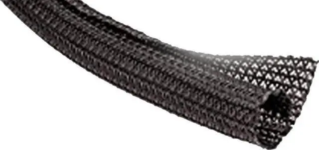 Main image of Braided Sleeving, 0.500" In., 10 Ft., Black