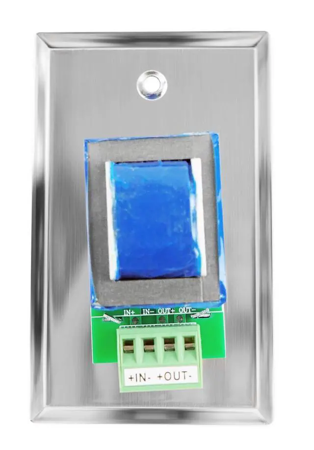 Alt view image 3 of 6 - VOL7035 SS Stainless Steel 35W 70V/100V Wall Volume, 2-Pack | 1-Gang, 11-Step Attenuation, 100V Compatible, Euro-Block Connectors, 30dB Range, ABS Frame, Dust Protected, Compact