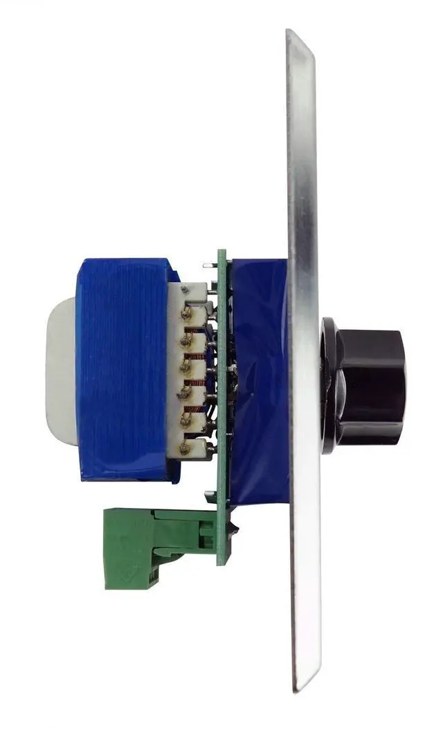 Alt view image 4 of 6 - VOL7035 SS Stainless Steel 35W 70V/100V Wall Volume, 2-Pack | 1-Gang, 11-Step Attenuation, 100V Compatible, Euro-Block Connectors, 30dB Range, ABS Frame, Dust Protected, Compact