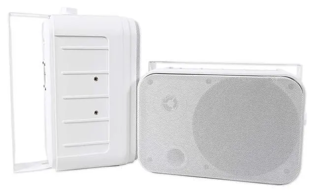 Alt view image 3 of 6 - Pair RockvilIe HP65S 6.5" Marine Box Speakers with Swivel Bracket for Boats