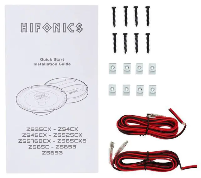 Alt view image 7 of 7 - (2) Pair Hifonics ZS653 6.5" 600 Watt Car Stereo Speaker (4 Items)