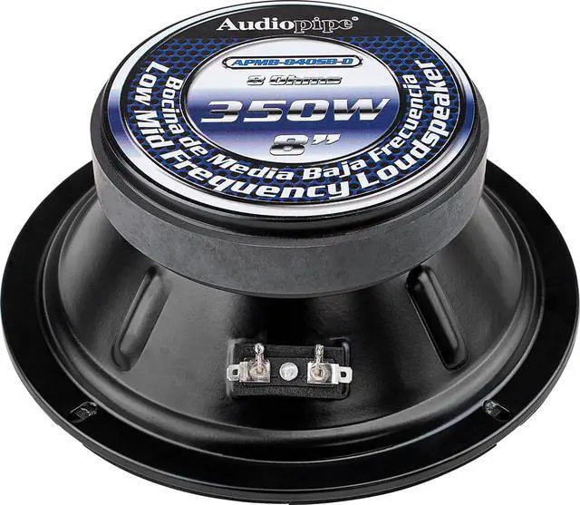 Alt view image 3 of 6 - Audipipe 8 Low Mid Frequency Loudspeaker (APMB-840SB-D), Midrange Car & PA Speaker, Low Mid Bass, Professional DJ & Studio Audio
