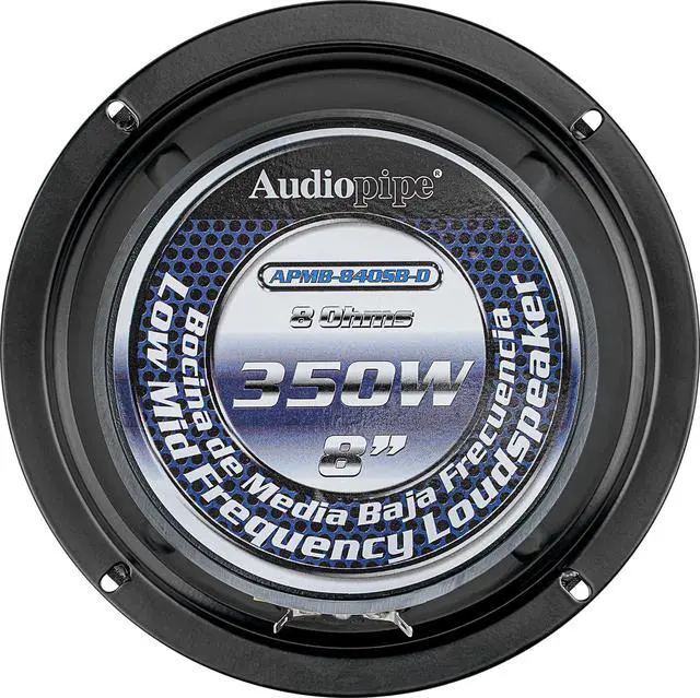Alt view image 6 of 6 - Audipipe 8 Low Mid Frequency Loudspeaker (APMB-840SB-D), Midrange Car & PA Speaker, Low Mid Bass, Professional DJ & Studio Audio