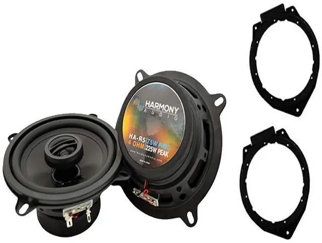 Main image of Fits Chevy Avalanche 2007-2013 5.25" Rear Deck Speakers | Direct factory replacement upgrade, 225W power handling, crisp balanced sound, quick DIY install, 5.25 inch size, covers 2012