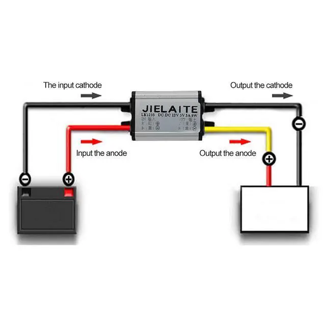 Alt view image 4 of 4 - Waterproof DC Buck Converter Voltage Regulator 12V to 6V Step Down Power Supply Converter Regulator Module