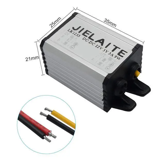 Alt view image 2 of 4 - Waterproof DC Buck Converter Voltage Regulator 12V to 6V Step Down Power Supply Converter Regulator Module