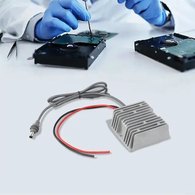 Alt view image 4 of 7 - DC Power Converter 12V/24V to 57V 4.5A Step Up Voltage Regulator Module with IP68 Aluminum Shell for Starlink for Gen3