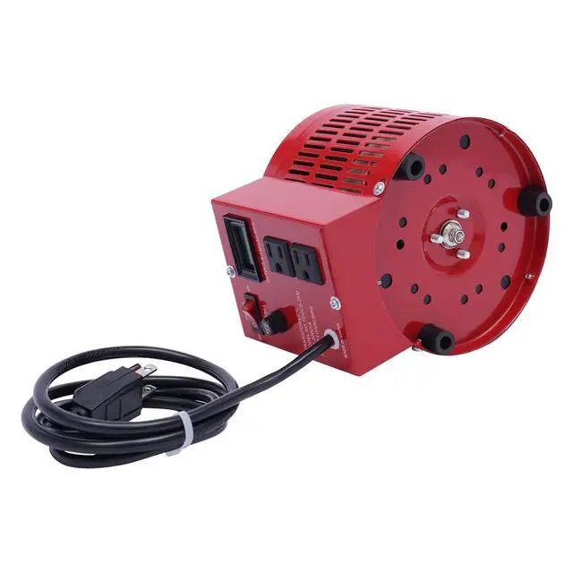 Alt view image 4 of 7 - Variable Voltage Transformer, 2000VA Auto Voltage Converter with Thermal Protection, 110V Input 0-130V Output AC Voltage Regulator Power Supply for Motor Speed Control