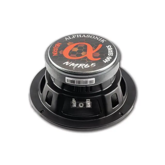 Alt view image 6 of 6 - 1 Pair of NMR65 Neuron Series 6.5" 600 Watts Max 150 Watts RMS Mid-Range Car Audio Speaker 4-Ohm Cloth Surround, Non Pressed Paper Cone, Ferrite Magnet