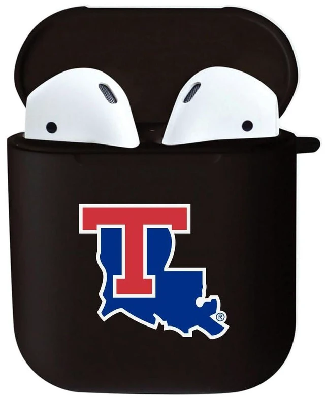 Alt view image 3 of 5 - AirPods Case, Louisiana Tech AirPods (3rd Gen) / White (TPU)