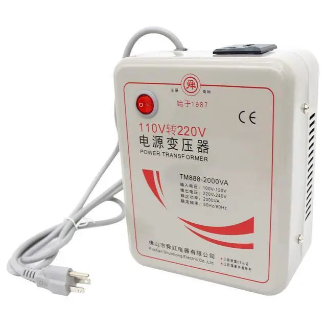 Alt view image 3 of 7 - Voltage Converter 110V Convert to 220V Commercial Adapter Transformer