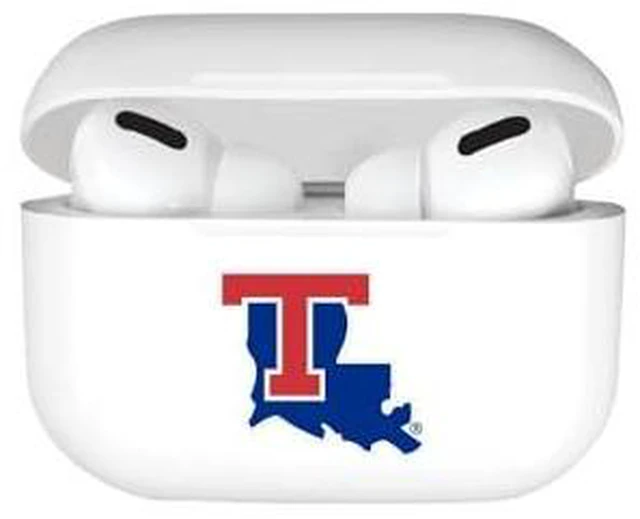 Alt view image 5 of 5 - AirPods Case, Louisiana Tech AirPods (3rd Gen) / White (TPU)