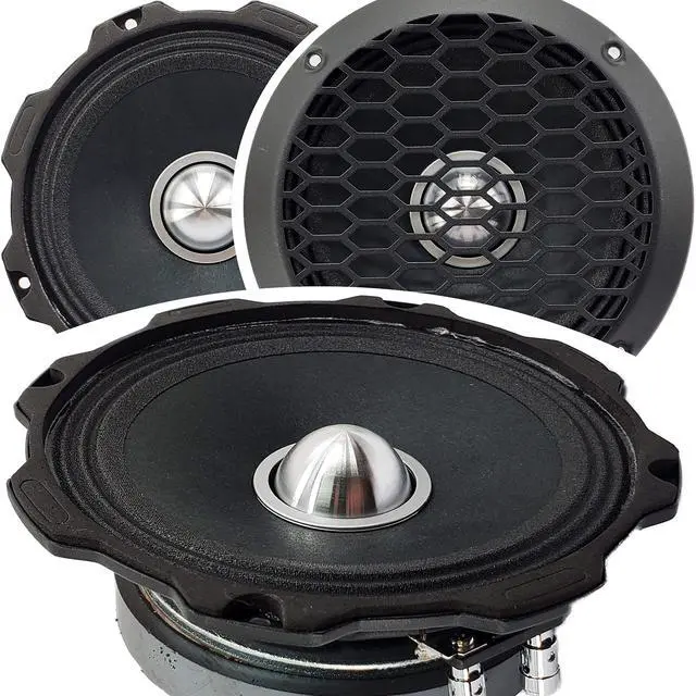 Main image of Warzone Series 6.5 inch Pro Midrange Coaxial Loud Speaker 4-Ohms with 1000W Max WZ6G (1 Speaker)