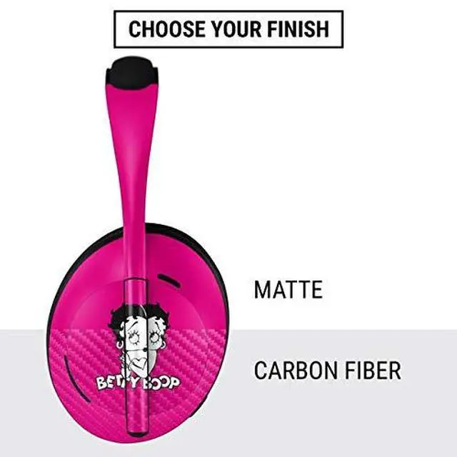 Alt view image 4 of 4 - Decal Audio Skin Compatible with Bose Noise Cancelling Headphones 700 - Officially Licensed Betty Boop Betty Boop Pink Background Design