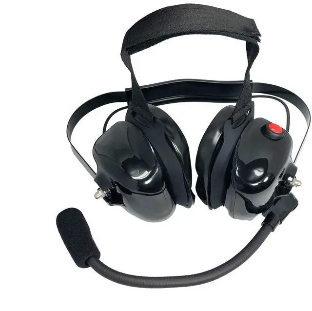 Main image of [Black Dual-Muff Noise Reduction Headset PTT 5-Pin Mini XLR