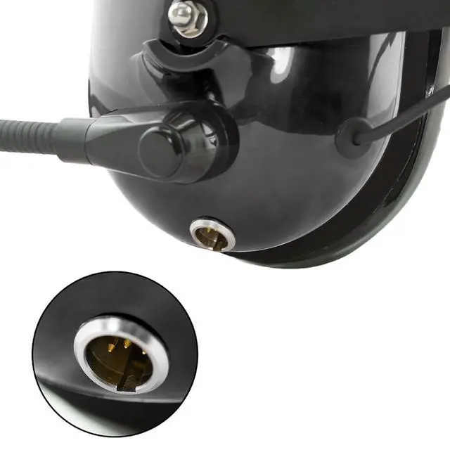 Alt view image 5 of 6 - [Black Dual-Muff Noise Reduction Headset PTT 5-Pin Mini XLR