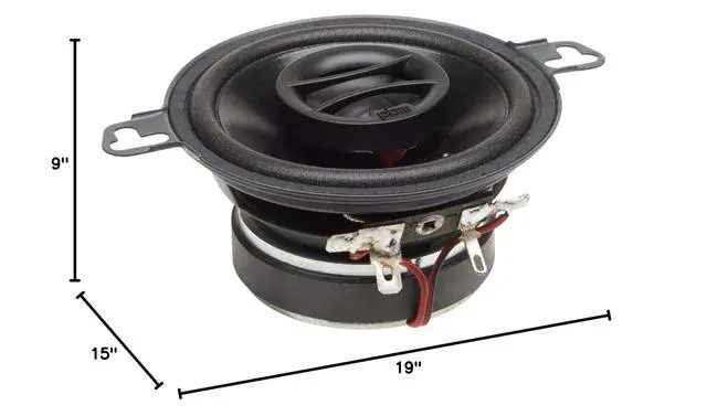 Alt view image 5 of 5 - Two Pairs of S-3502 3.5" OEM Replacement Coaxial Speakers