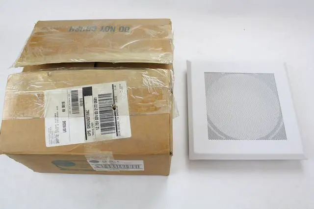 Alt view image 4 of 4 - Fa170-6 Square Grill For 6" Strategy Speakers Loudspeaker Ceiling Mount, White