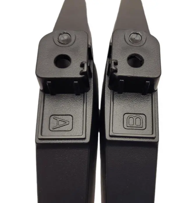 Alt view image 3 of 6 - OEM Part - Legs Base Stands Compatible with LG Smart TV Model 43UJ630V, 43LJ594V, 43LJ5550, 43UJ6300, 43LJ550M and 43LM5700PUA (Screws Included)