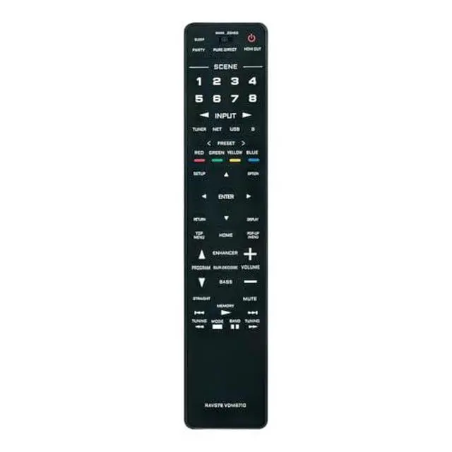 Alt view image 5 of 5 - RAV576 VDM8710 Replacement Remote Control for Yamaha AV Receiver | Use in Living Rooms or Rooms, No programming or pairing needed, Replace Remote Compatible Models RX-A2A RX-A4A RX-A6A