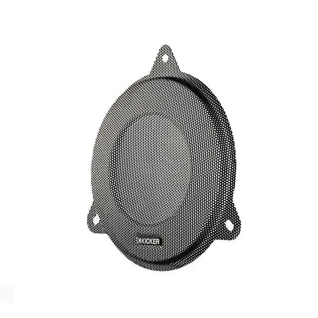 Alt view image 2 of 3 - 45HDSG "Bat-Wing" Speaker Grilles compatible with Harley Davidson Motorcycles | Protective grill covers for 6.5 inch touring motorcycle audio, cosmetic dress-up upgrade, guards cones from road debris