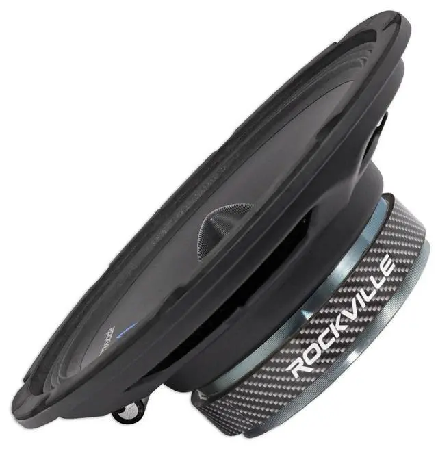 Alt view image 4 of 7 - RXM104 10" 4-Ohm Car Audio Speaker with Bullet, 2-Pack | 600W Peak / 300W RMS, Kevlar Cone, 2" CCAW Voice Coil, 40 Oz Magnet, Wire Mesh Grille, 94dB, 60Hz-10kHz, Mid-Bass/Midrange