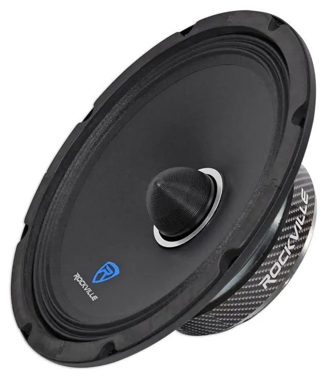 Alt view image 5 of 7 - RXM104 10" 4-Ohm Car Audio Speaker with Bullet, 2-Pack | 600W Peak / 300W RMS, Kevlar Cone, 2" CCAW Voice Coil, 40 Oz Magnet, Wire Mesh Grille, 94dB, 60Hz-10kHz, Mid-Bass/Midrange
