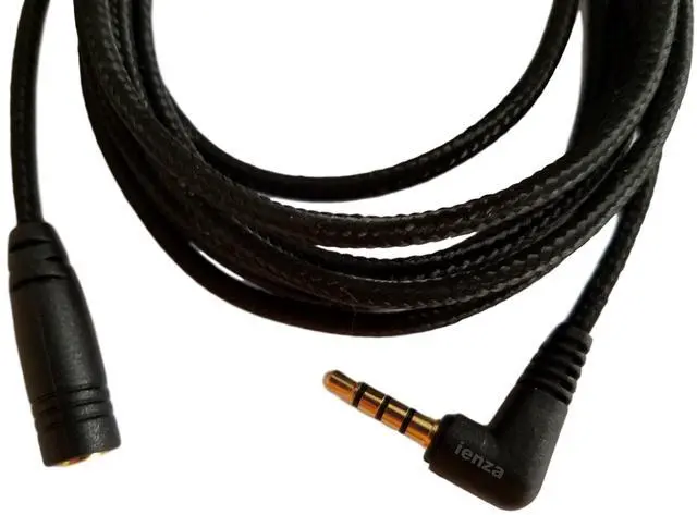 Main image of Long 12ft Audio Extension Cable 3.5mm TRRS Male to 3.5mm TRRS Female Compatible with Xbox One, PS4, iPhone, Android, PC & Other Electronic Devices