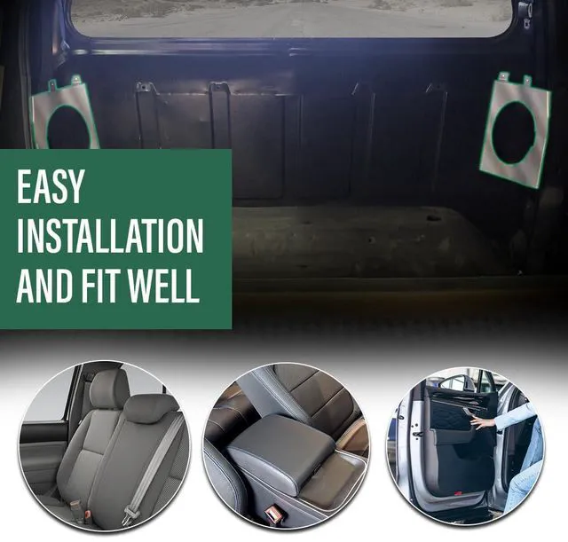 Alt view image 2 of 7 - Speaker Brackets Kit Compatible with 1972-1993 Dodge Truck D150 D300 Cab Corner 6x9 Speaker, Only Fits Regular Cab Trucks