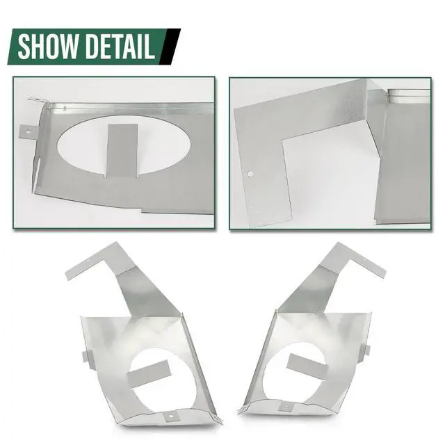 Alt view image 6 of 7 - Speaker Brackets Kit Compatible with 1972-1993 Dodge Truck D150 D300 Cab Corner 6x9 Speaker, Only Fits Regular Cab Trucks