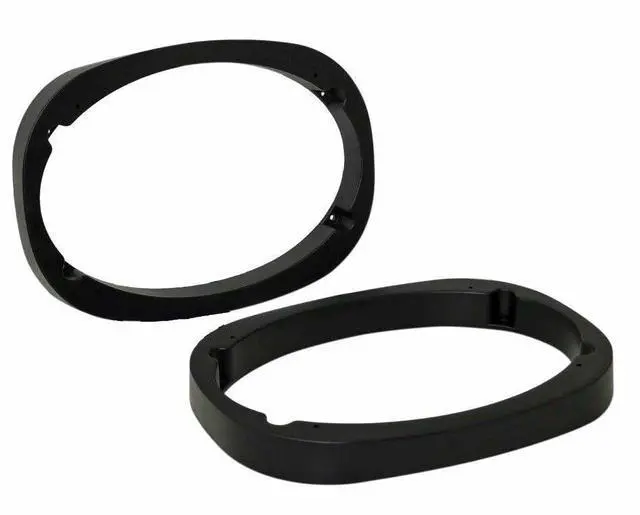 Main image of 1" Universal Speaker Depth Extender Spacers (Pair, Black, Plastic, 6" x 9", 1" Depth Rise)