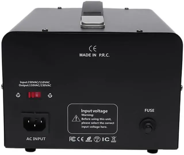Alt view image 6 of 7 - VTUS-5000VAliu Transformer,5000 Watt Voltage Converter Transformer Heavy Duty Step Up/Down Convert from 110-120 Volt to 220-240 Volt and from 220-240 Volt to 110-120 Volt