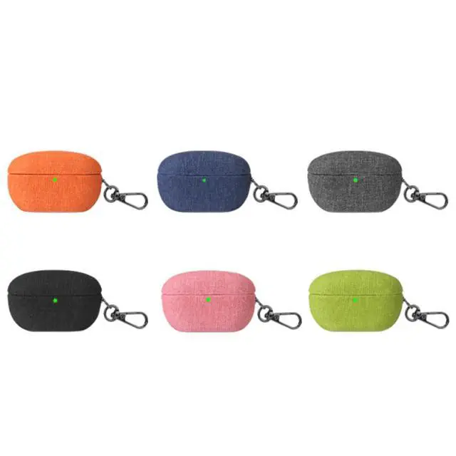 Alt view image 4 of 4 - Slim Fit Fabric Protective Cover Accessories Case for Sony WF-1000XM5-Color#1