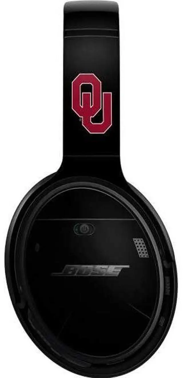 Main image of Decal Audio Skin Compatible with Bose QuietComfort 35 Headphones - Officially Licensed University of Oklahoma Only One Sooners Design