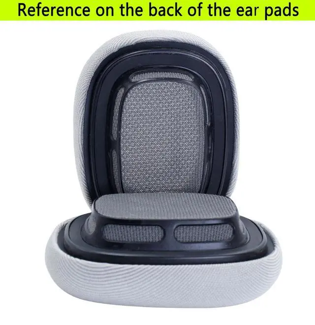 Alt view image 5 of 6 - Replacement Ear Pads Compatible with Apple AirPods Max Headphones White | Ear pads and earmuffs made of mesh fabric and memory foam