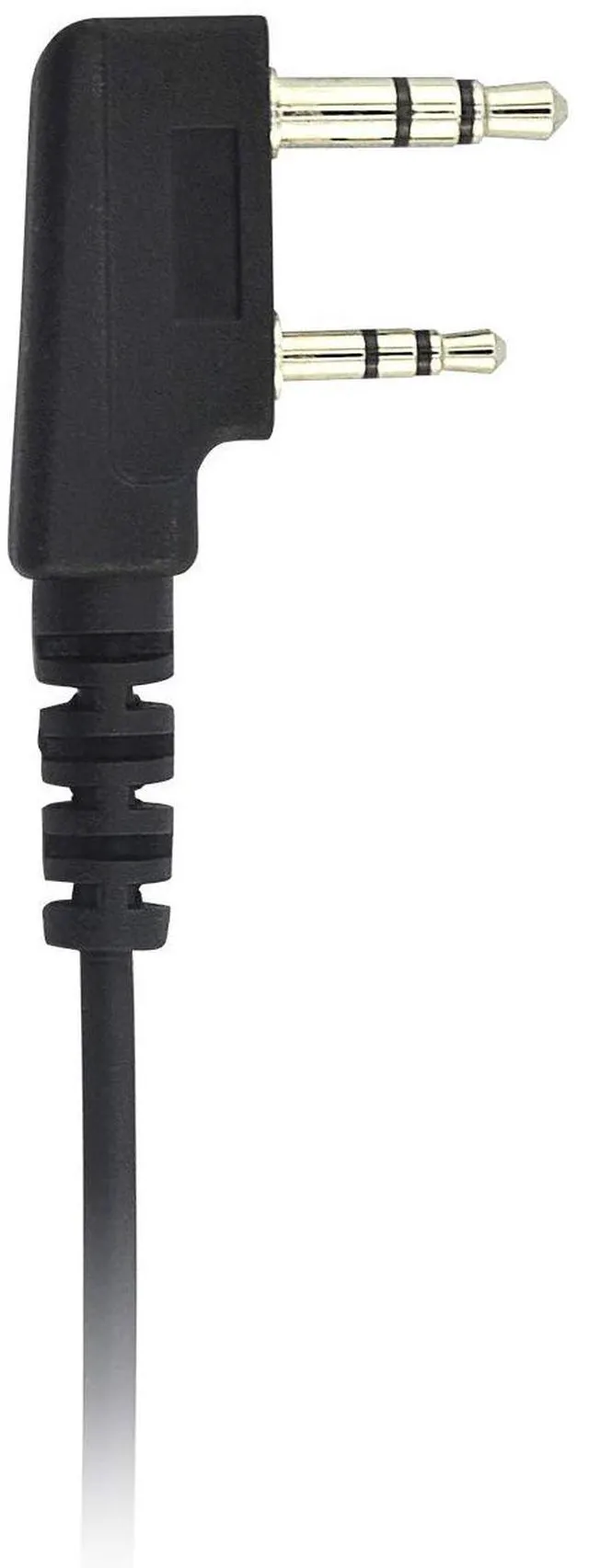 Alt view image 4 of 4 - 5-Pack G-Shaped in-Ear Headphone with Clip on PTT for Kenwood 2 Pin TH-K20A TK-3160 TK-3180 TK-3360 TH-235 NX-320 KPG87D K2
