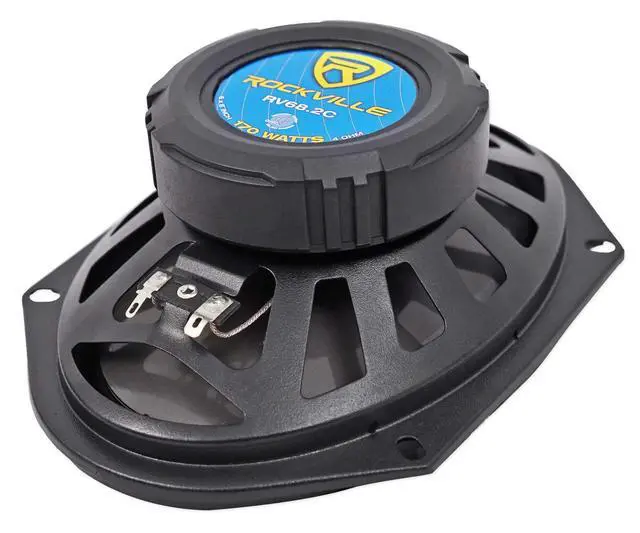 Alt view image 3 of 7 - RV68.2C 6x8/5x7 CEA-Rated Component Car Speakers, 4 Ohm, 2-Pack | 900W Peak / 170W RMS, Polypropylene Cone, PEI Dome Tweeters, 2-Way Crossovers, OFC Voice Coils, Grilles, 32Hz-22kHz