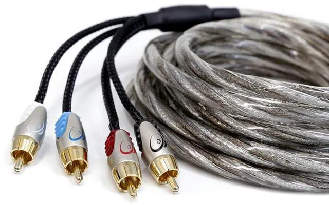 Main image of Karma v3 Twisted Coaxial Male RCA Audio Cable 4 Channel- 13 Feet