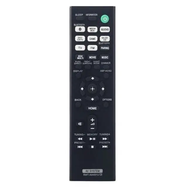 Alt view image 5 of 5 - RMT-AA401U Remote Control for Sony AV Receiver Home Theater System | Use in Living Rooms or Rooms, No programming or pairing needed, Replace Remote Compatible Models STR-DH590 STR-DH790