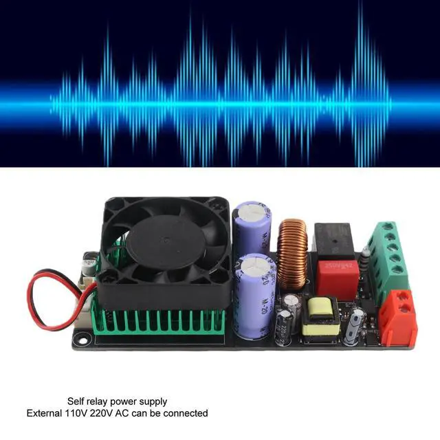 Alt view image 2 of 6 - Power Amplifier Board, 110V 220V AC 500W Class D Sound PCB Material Single Channel, Digital Amplifier Board for Store Home Theater
