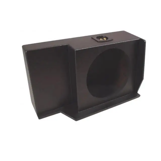 Alt view image 2 of 3 - Single 12" Sub Box Fits 99-06 Chevy Silverado Ext Cab ASC Enclosure | Precision-cut MDF build, bolt-in install, charcoal carpet finish, air-tight seal, 12 inch size, subwoofer fit for trucks