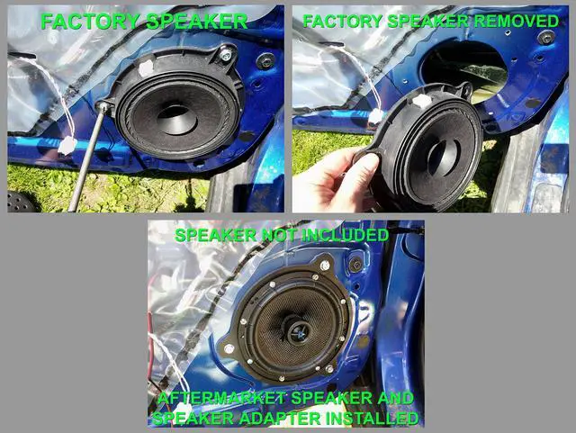 Main image of Speaker Adapter Spacer Rings - Exact Fit for Select Infiniti & Fits Nissan Vehicles - SAK050_5525-1 Pair