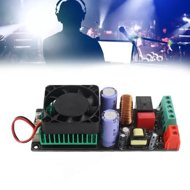 Alt view image 5 of 6 - Power Amplifier Board, 110V 220V AC 500W Class D Sound PCB Material Single Channel, Digital Amplifier Board for Store Home Theater