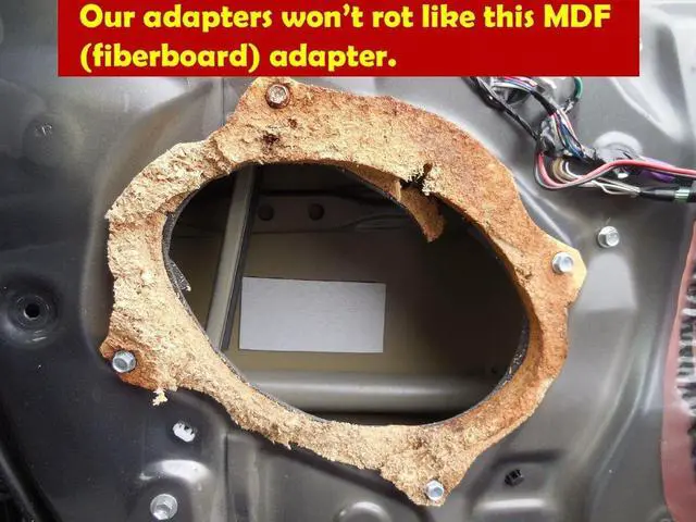 Alt view image 2 of 2 - Speaker Adapter Spacer Rings - Exact Fit for Select Infiniti & Fits Nissan Vehicles - SAK050_5525-1 Pair