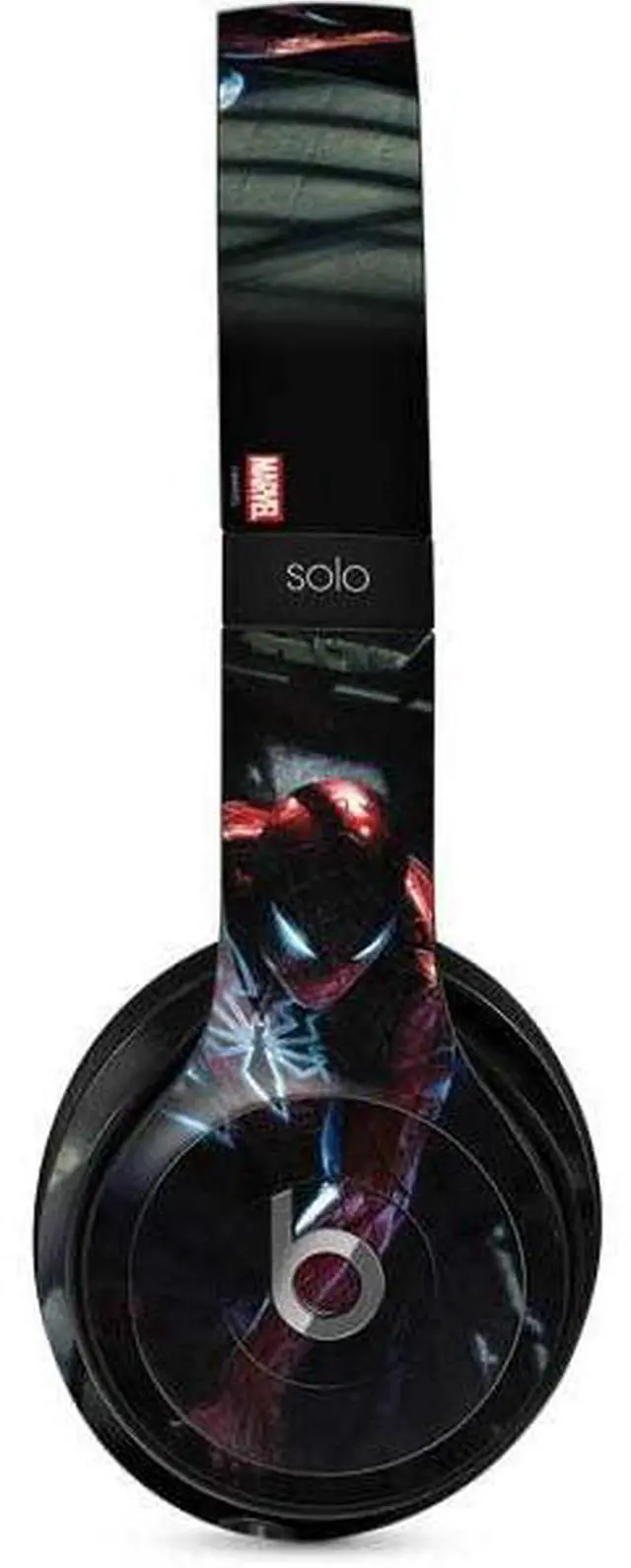 Main image of Decal Audio Skin Compatible with Beats Solo 2 Wired - Officially Licensed Marvel Spiderman New Suit Spiderman Design